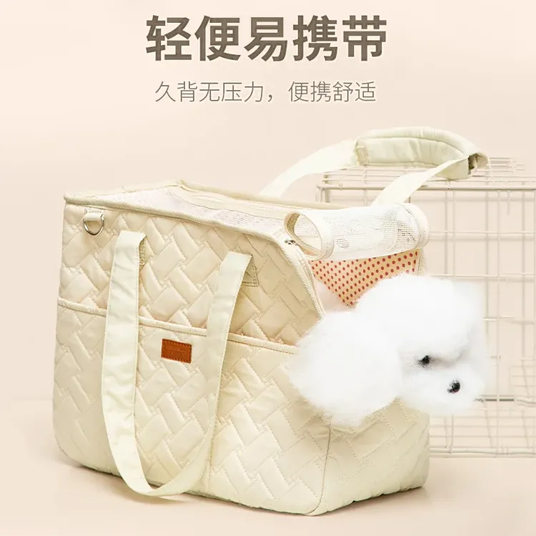 猫包宠物小体手提单肩轻便背包狗包斜挎外出帆布便携猫咪