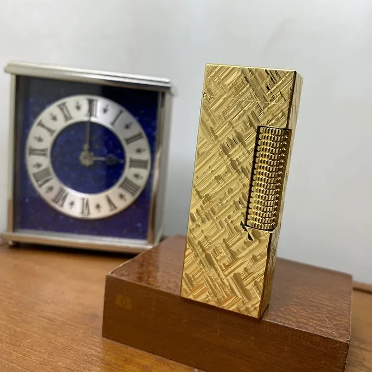 原品保证！我的名品打火机！RG1 金色锉刀花纹打火机  24163版本Sx