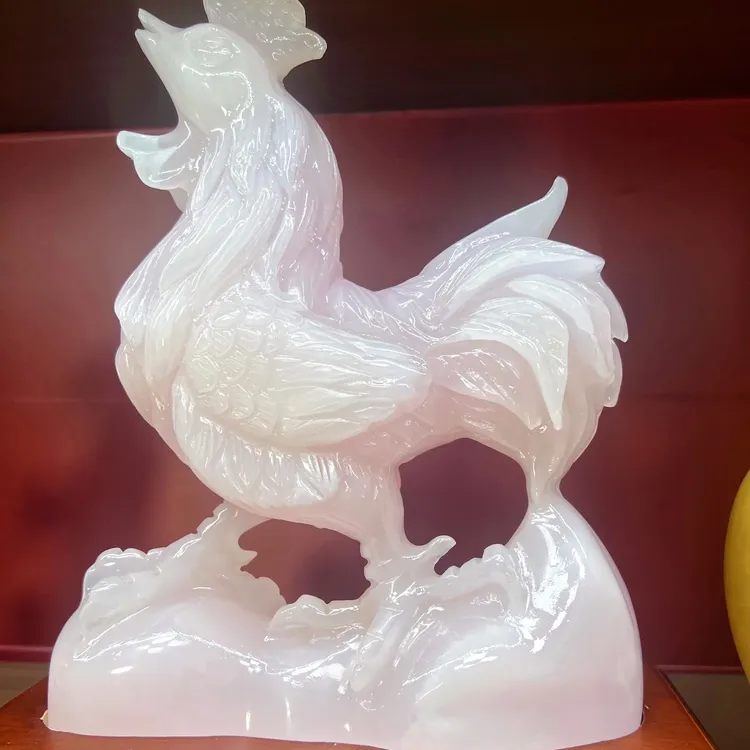 客厅玄关办公室酒柜生肖鸡装饰品乔迁开业礼物