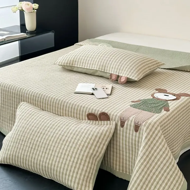 童话系列色织全棉加厚防滑可机洗床盖