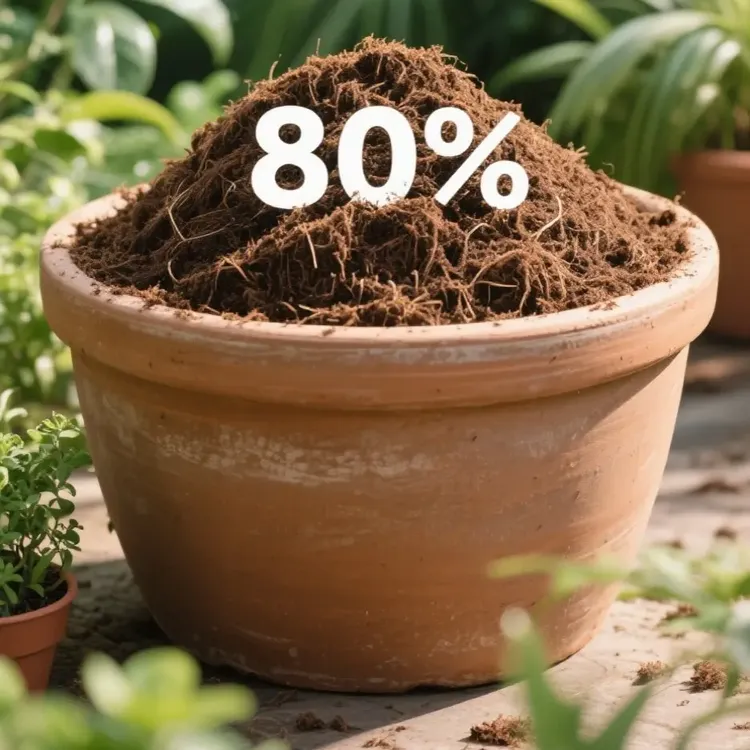 羊粪椰糠混合基质营养土适用种花种菜绿植花卉果树盆景营养土