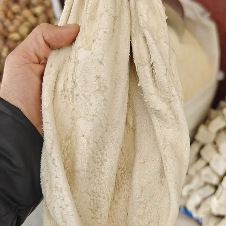 纯手工装糌粑外出袋子家用白色纯棉