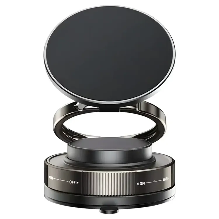 2025新款车载支架360度可旋转折叠真空磁吸手机专用导航折叠强磁