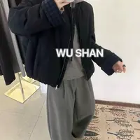 小个子必入！【拼格子棉衣】SSJ  下摆收边领口拼色抽绳棉衣