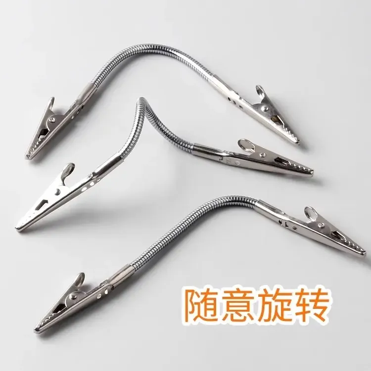 蚊香双头鳄鱼夹造型多功能立式支架家用其他五金件鳄鱼夹支架夹子