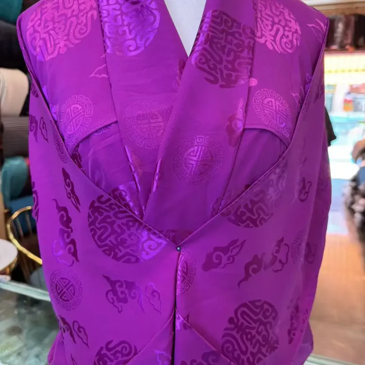 藏式高端团花衬衣