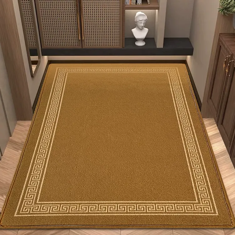 新中式地垫入户门垫脚垫门口垫大门定制玄关客厅地毯家用防滑简约