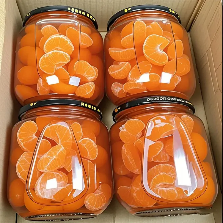 抄底价】新鲜桔子罐头水果罐头玻璃瓶橘子罐头商用破损赔整箱批发