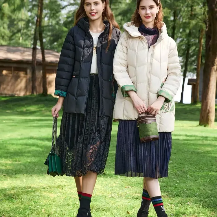 冬季一手长国风羽绒服