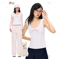 NECY【i love dog】西高地小狗设计师款背心