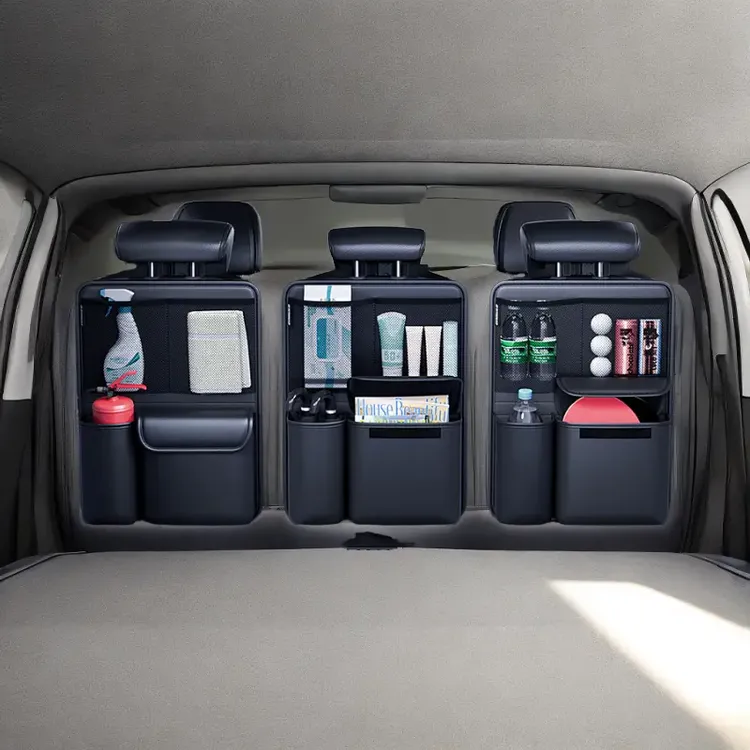汽车后备箱储物袋车载后排座椅背收纳挂袋奥迪宝马奔驰车尾箱整理