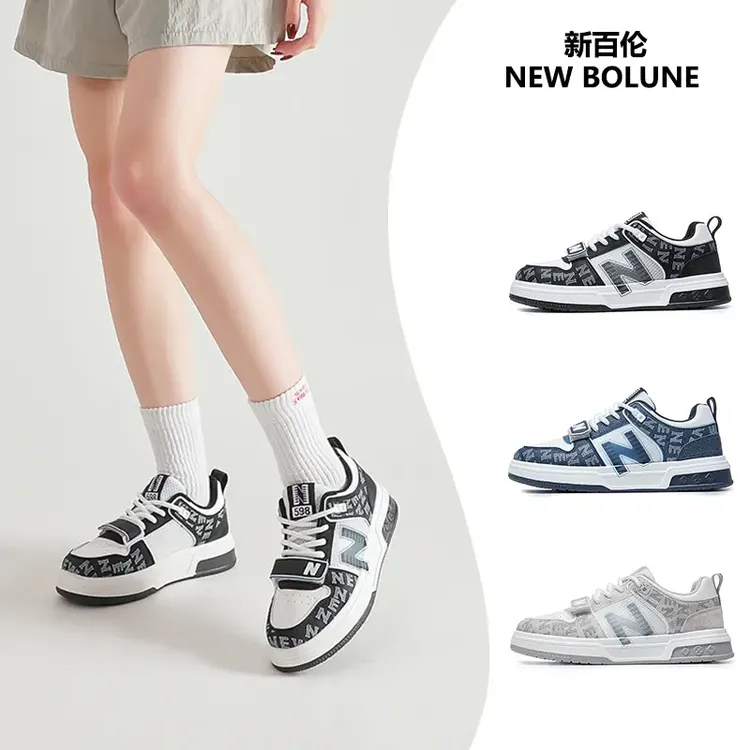 NEW BOLUNE/新百伦598夏款百搭时尚运动鞋厚底网面透气学生休闲鞋