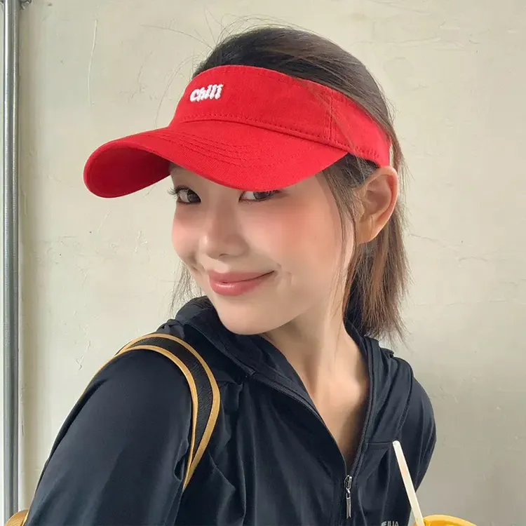 大头~星球防晒帽女2025新款显脸小大帽檐遮阳空顶帽子户外百搭夏
