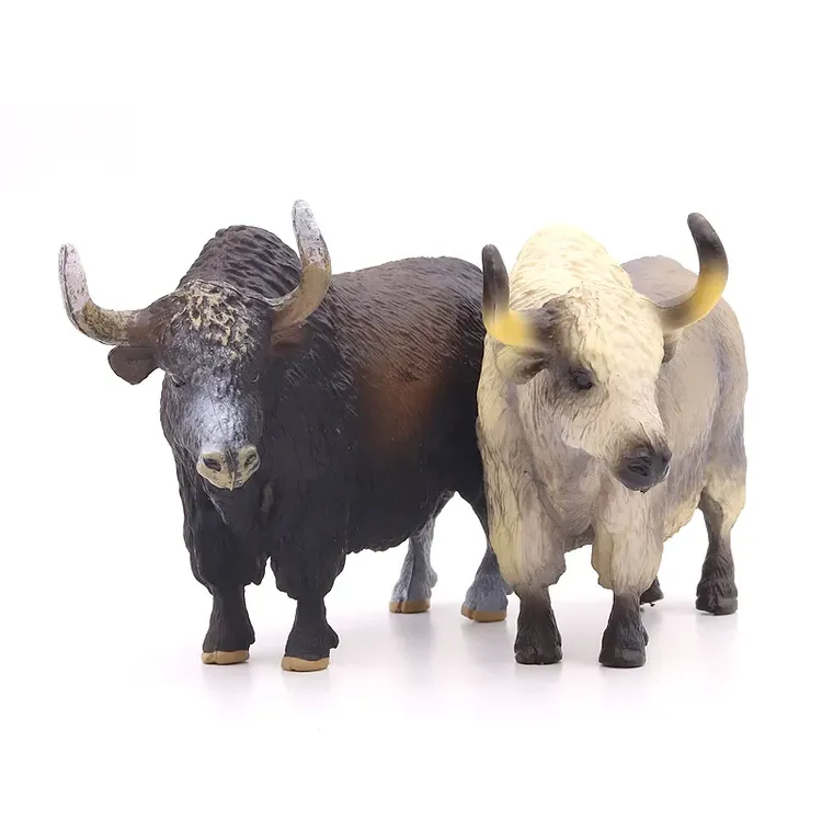 新疆西藏包邮仿真野生牦牛模型动物儿童玩具藏族藏区牦牛礼品摆件