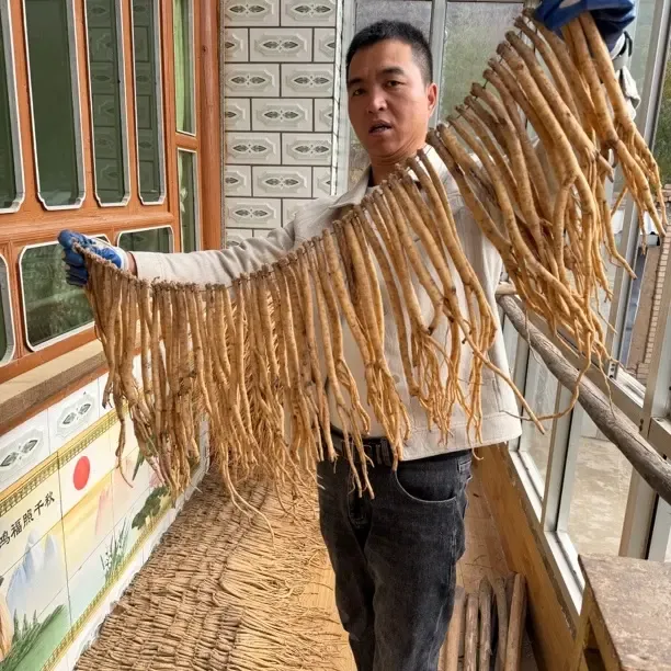 甘肃产地党参干货煲汤泡水炖肉食材自然晾晒