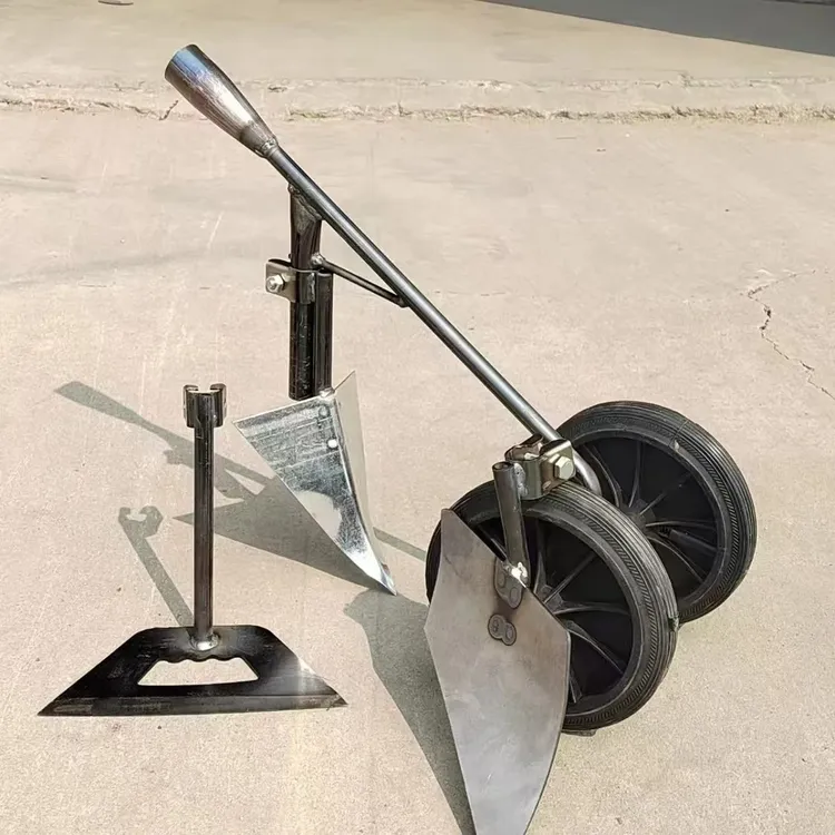 新款三合一多功能双轮助力除草松土锄头开沟锄头开荒平锄三角犁