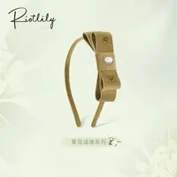 RiotLILY/艾特里里繁花谧境系列双层蝴蝶结发箍时尚可爱气质