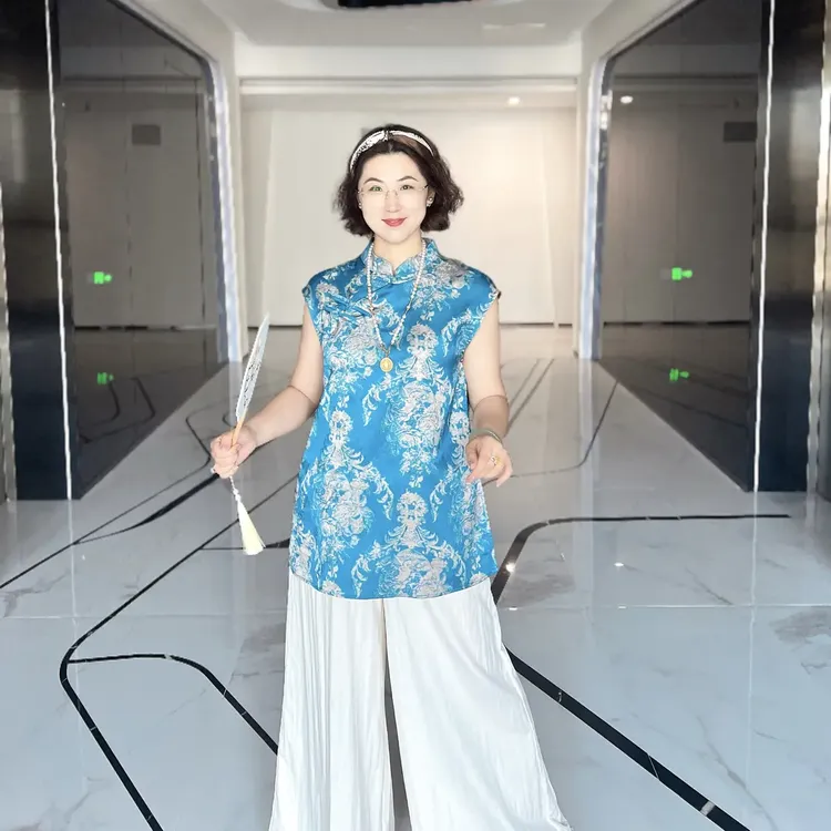 【鸿雁专属】楚岚*春夏无袖新款气质百搭新中式国风中长款