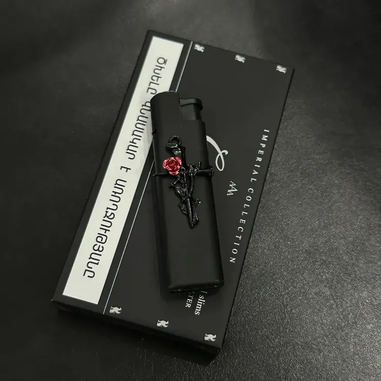 恶魔之眼手作打火机防风粉色火焰小众设计女生款打火机送男朋友礼