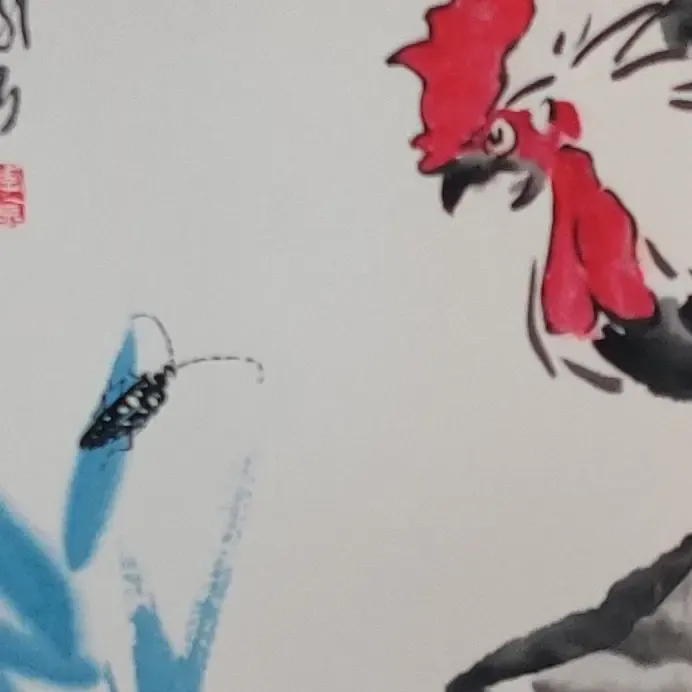 国画挂画适合玄关厅堂装饰60㎝×60㎝