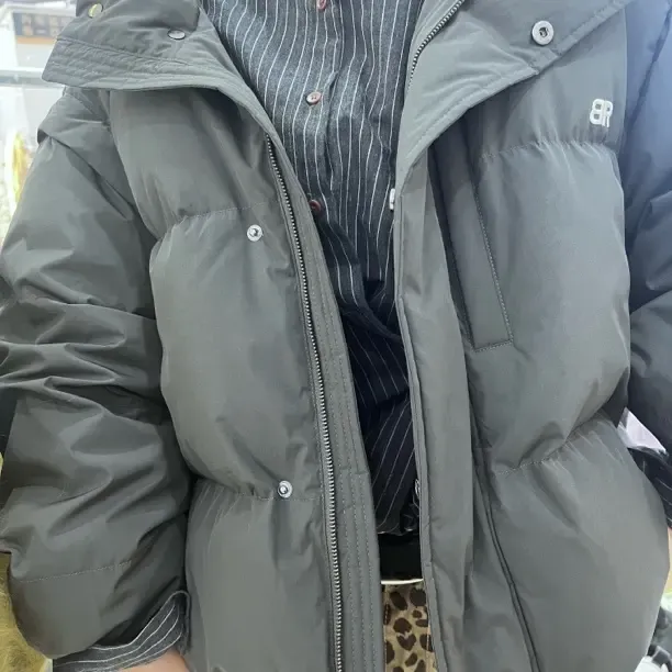 白鸭绒女短款小个子立领加厚保暖韩版宽松冬季面包服外套