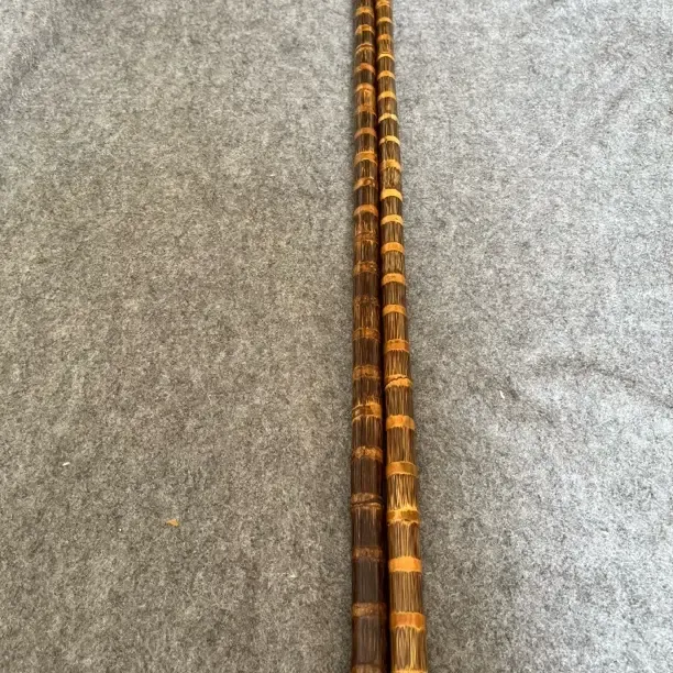 1.5米2.0-2.2笔直高密老料实心金丝竹武术棍太极健身棍盘玩棍登山