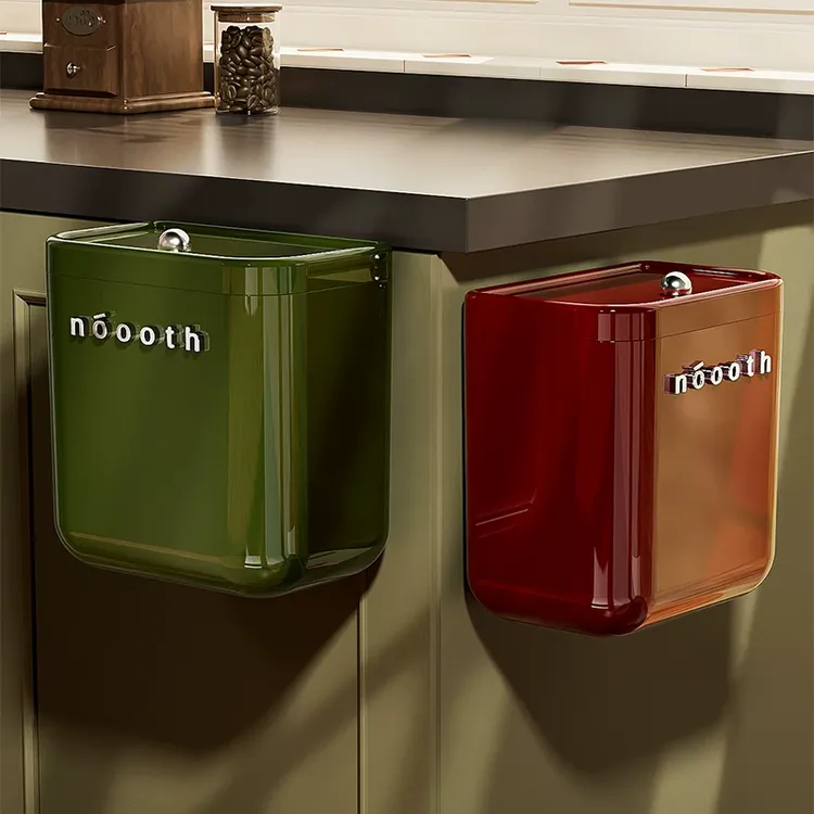 诺室厨房垃圾桶挂式家用厨房专用免弯腰厕所垃圾筒大号厨余收纳桶