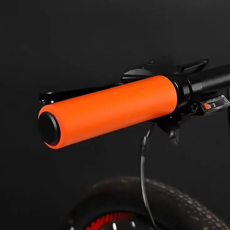 自行车把套矽胶减震防滑保护套山地车把套通用型柔软海绵舒适把套