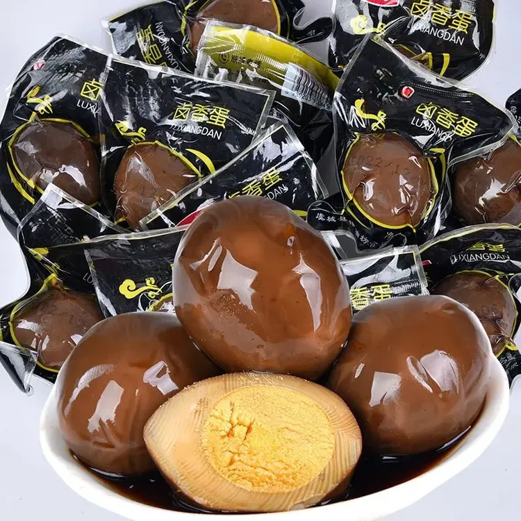 乡巴佬卤蛋20个五香鸡蛋去壳茶叶蛋泡面搭档配菜卤味早餐10个