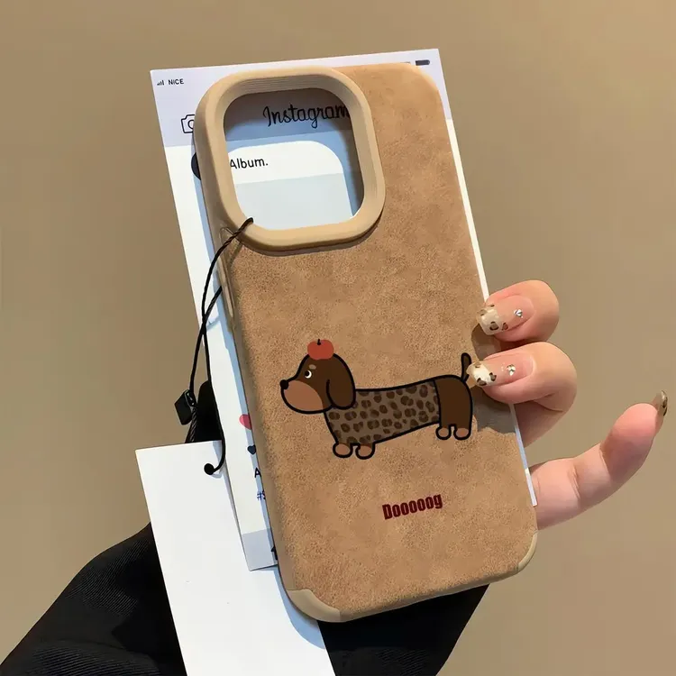 翻毛皮苹果15手机壳iphone15pro高级13/14promax全包12软11防摔
