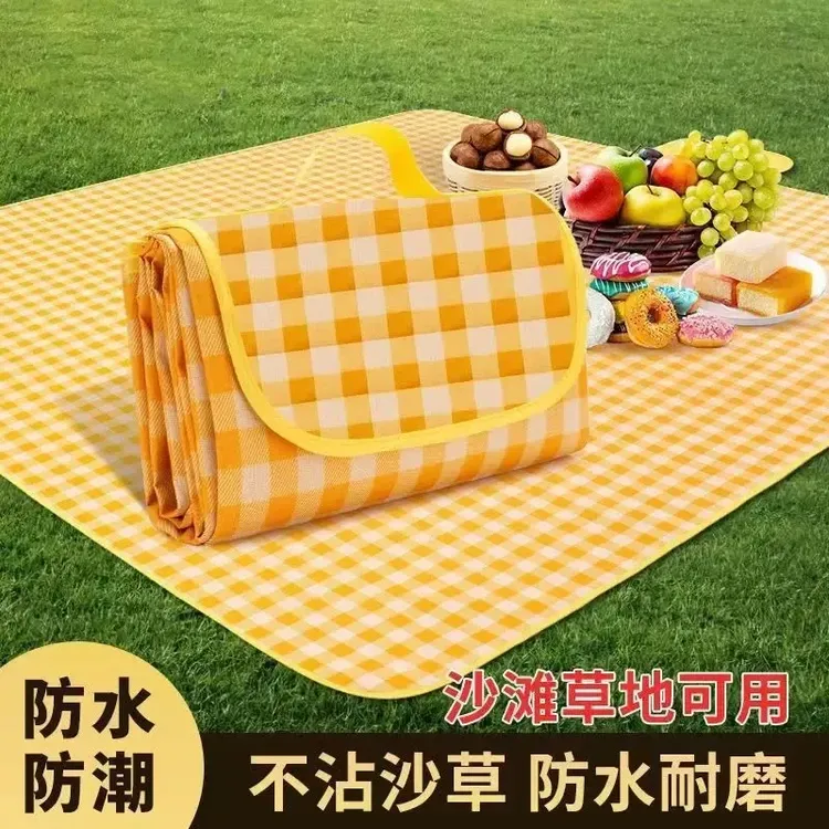 吉鸿【户外必备】野餐垫户外加厚防水露营无纺布材质垫防潮垫沙滩垫