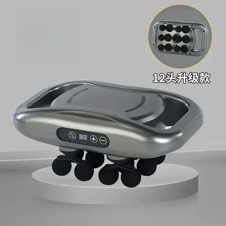 【轻奢好物】12头筋膜枪多功能肌肉放松按摩器男女全自动颈膜枪