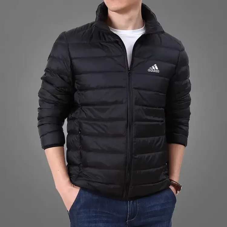 90%绒短款轻薄羽绒服男士冬季新款排骨款羽绒服运动休闲外套上衣