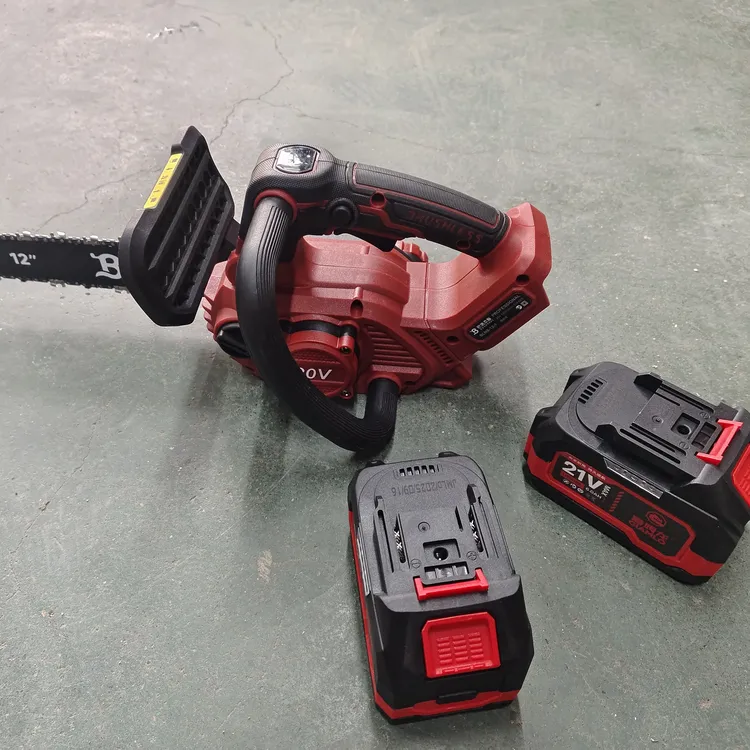 巴洛12寸无刷充电式高速锂电锯手提砍树伐木毛竹锯修枝锯高切割锯