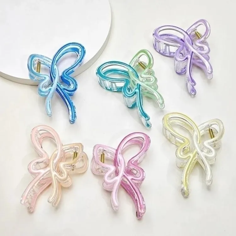 丁达尔蝴蝶设计日常耐用优雅抓夹洗澡清新新款洗脸百搭2025夹子