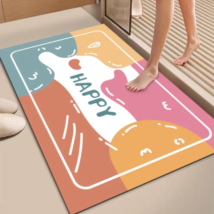 卫生间地垫浴室防滑吸水厕所超强门口洗手间硅藻速干家用脚垫子