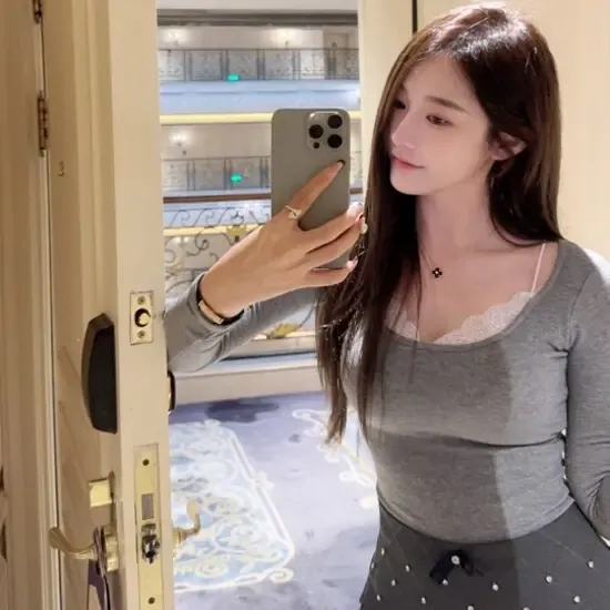 啊糖-同款薄绒打底衫(无运费险