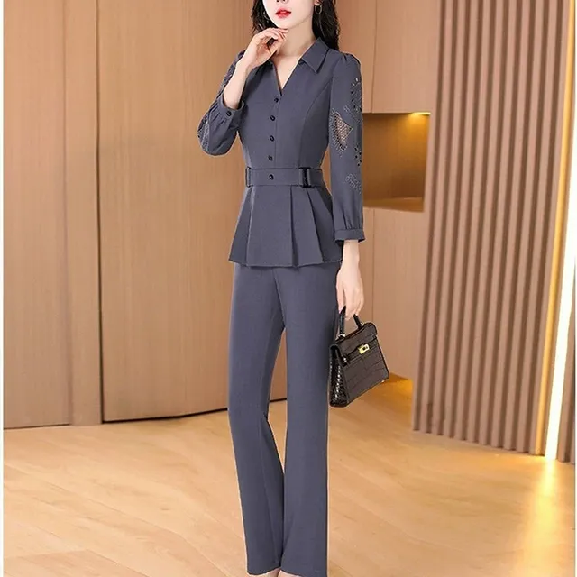 高档套装2025夏季轻奢休闲时尚遮肉显瘦宽松收腰大码女装两件套潮