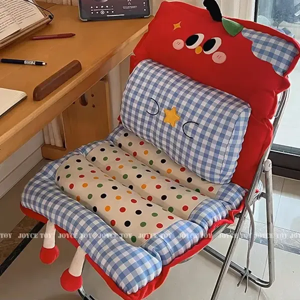 坐垫靠背靠垫一体办公室久坐护腰学生宿舍椅子座垫加厚屁股垫子