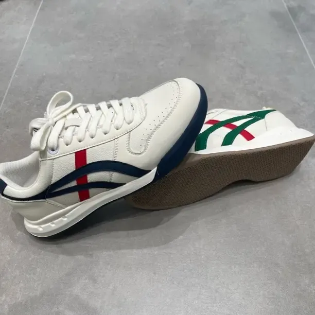 2025秋季新款纳帕皮透气休闲板鞋阿甘鞋鞋子潮流