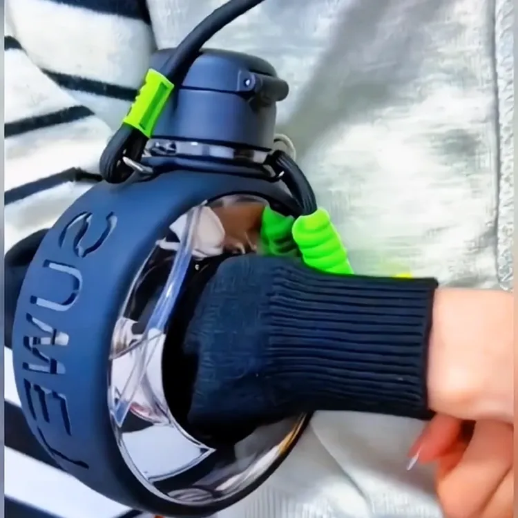 夏季新款健身啵啵壶学生户外可背大容量运动水杯防摔高颜值喝水杯