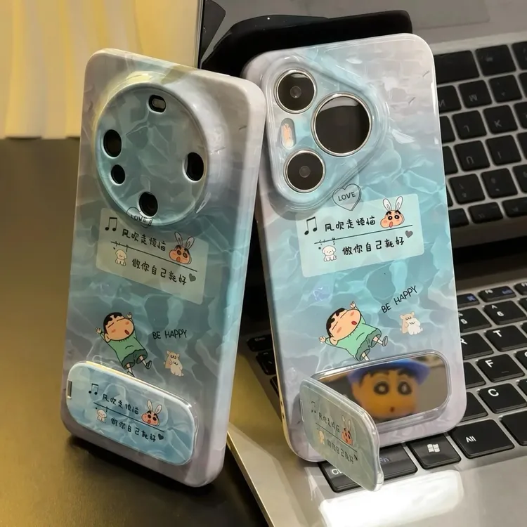 波纹小新适用苹果16手机壳小米15华为pura70pro新款vivox200红米k