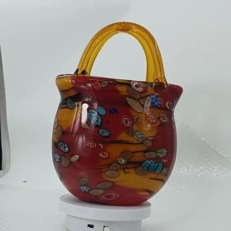 轻奢创意花器琉璃书包