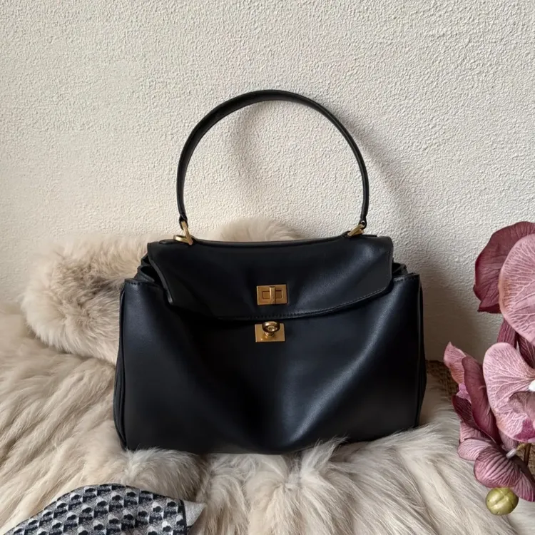 Rodeo托特包大容量通勤单肩手提包简约高级感牛皮女包新款