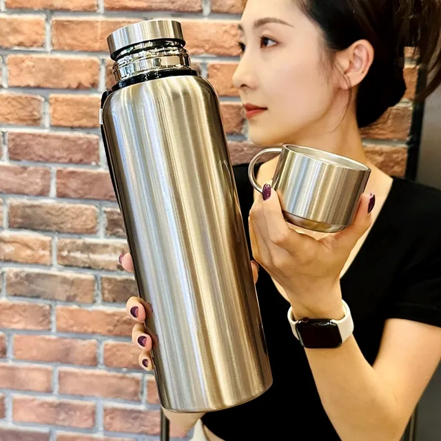保温杯男款2023新款大容量316不锈钢水杯便携杯子男生高级感水壶