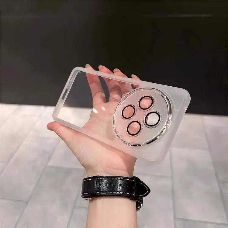 适用vivoY300Pro手机壳自带镜头膜Y300Pro镜头全包防摔半透软壳