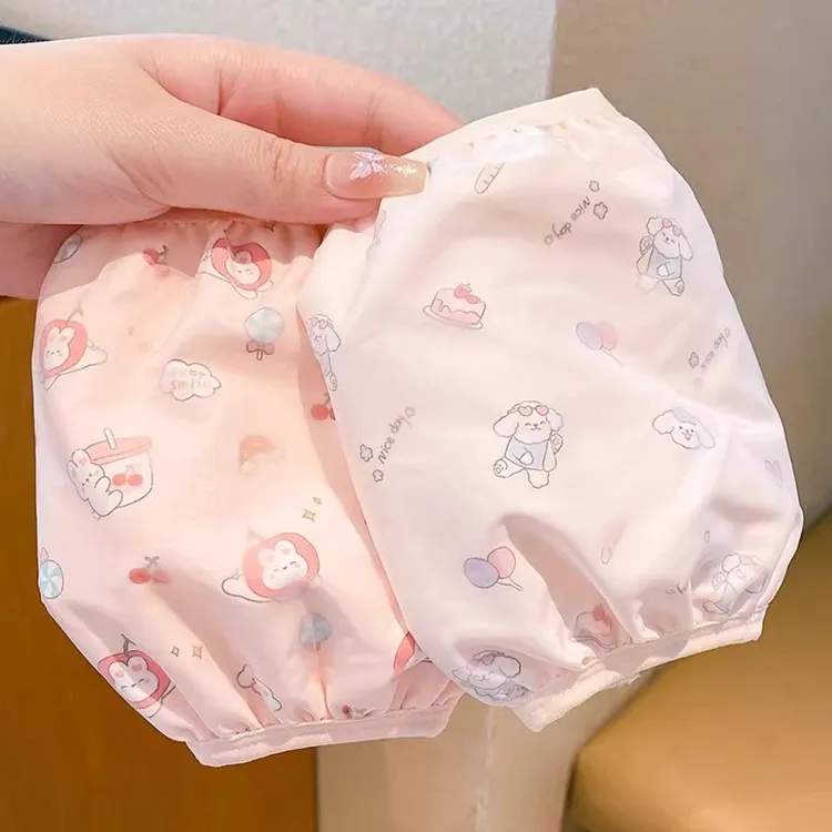 儿童防水防污防脏袖套秋冬保暖婴儿护袖小女孩卡通可爱宝宝套袖冬