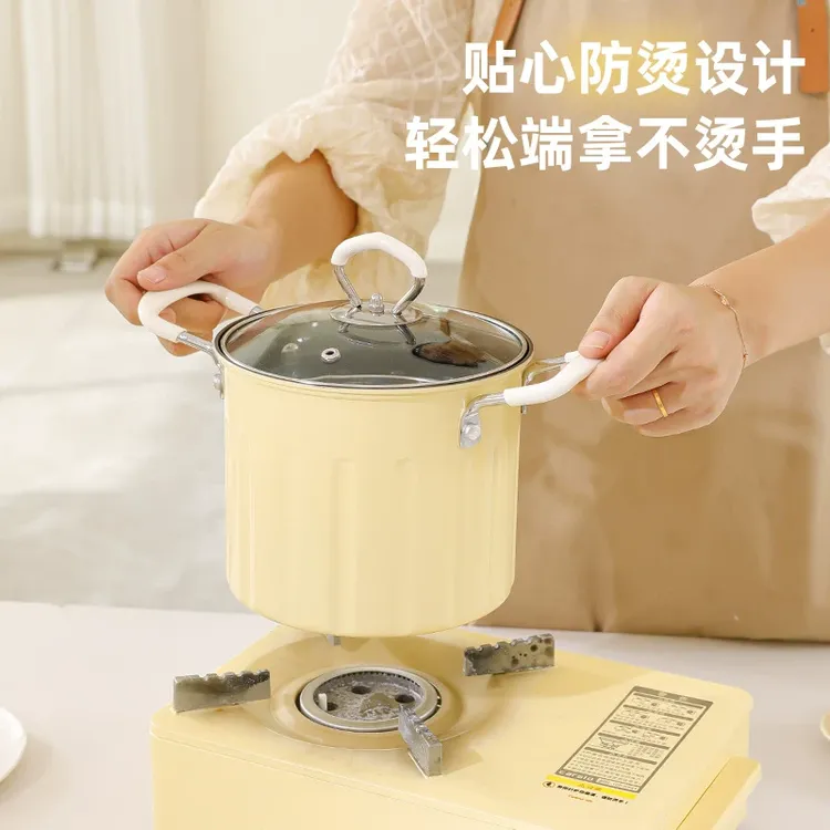 德国油炸锅家用省油带滤网油炸小锅炸串深锅迷你家庭小炸锅炸炸壶