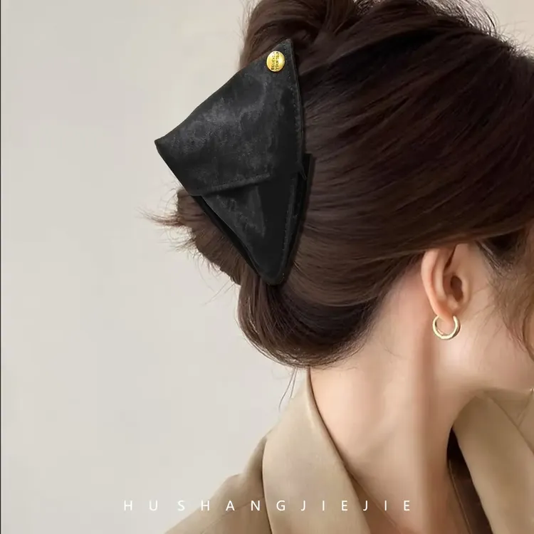 法式女千金风发夹抓夹原创设计简约风欧美风日韩森系