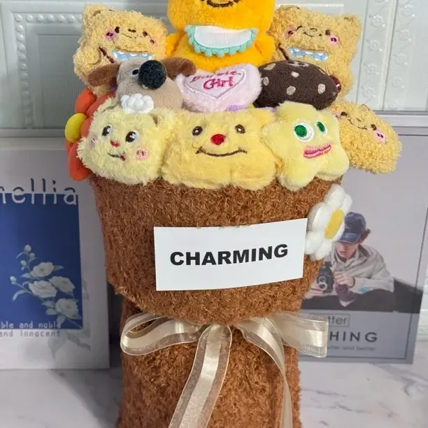 黄油小熊玩偶花束成品卡通生日礼物送女生闺蜜女友